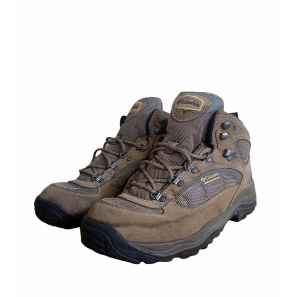 Columbia Hilltop Ridge YM6019-255 Tan Hiking Boots Ankle Top Lace Up Men's Sz 12 - Picture 1 of 11